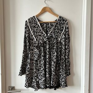 Free People Floral Tunic